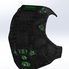 greebles mcrn goliath armor 3d print model - Mito3D
