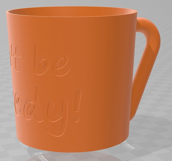 greedy mug cup pythagorean trick kitchen dining 3d print model - Mito3D