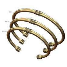 greek key ornaments cuff bracelet sizes 3d print model 3d print model - Mito3D
