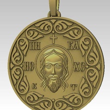 grec orthodoxe pendentif 3d print model - Mito3D