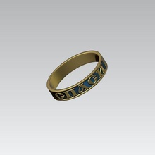 greek orthodox ring jewelry star stl jewellery 3d print model - Mito3D