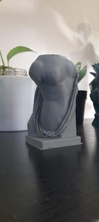 grego estátua tronco vaso casa crânio mitologia escultura plantar Panela suculento 3d print model - Mito3D
