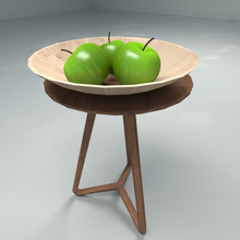 la mela verde, verde vari poli basso 3d print model - Mito3D