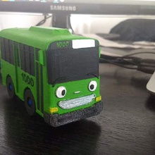 bus verde rimprovero piccolo rogi giocattolo ruote giocare fan art 3d print model - Mito3D