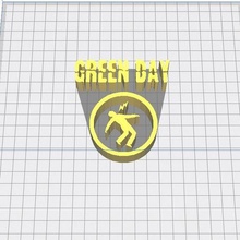 green day logo pack art punk rock metal music 3d print model - Mito3D