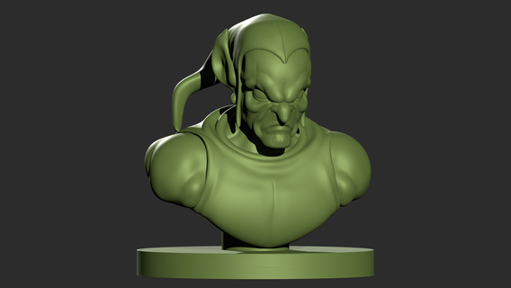 verde goblin maravilha homem Aranha super herói vilão 3d print model - Mito3D