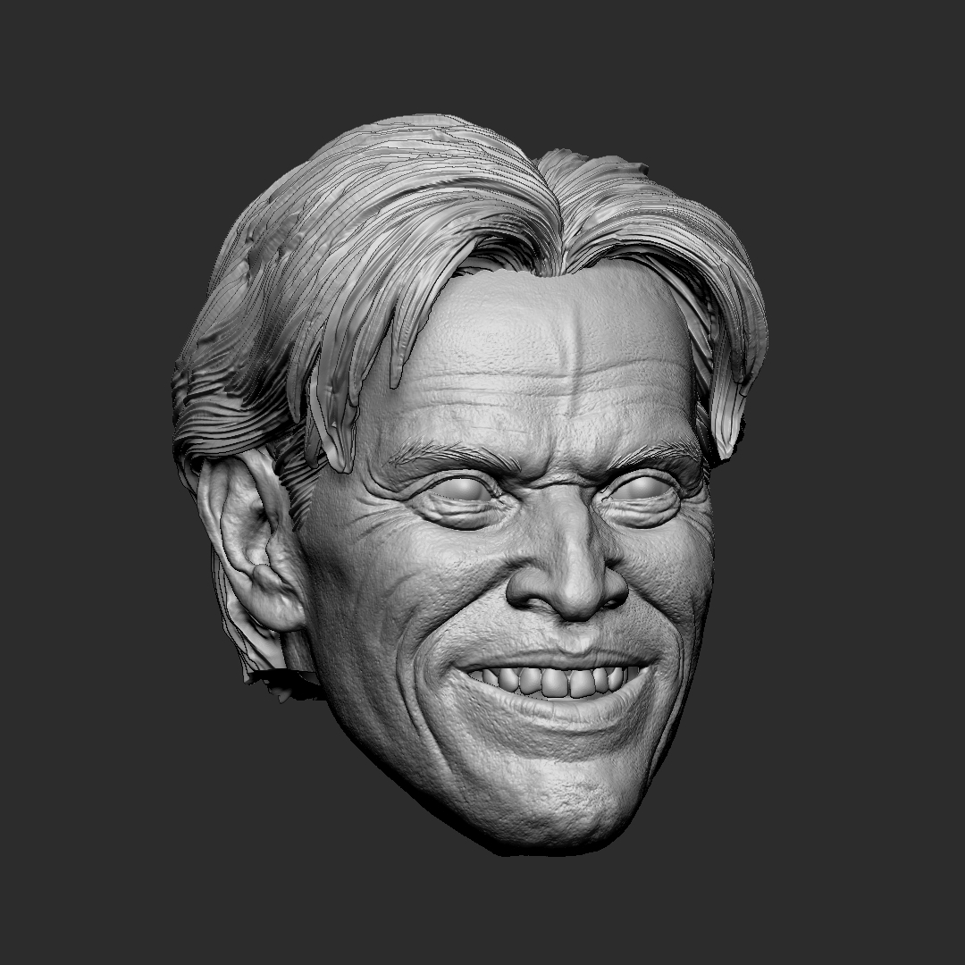 verde goblin willem dafoe testa arte norman osborn uomo Ragno Tobey maguire 3D print model - Mito3D