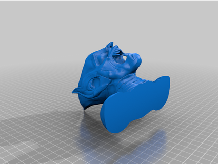 verde goblin fracasso arte 3d print model - Mito3D