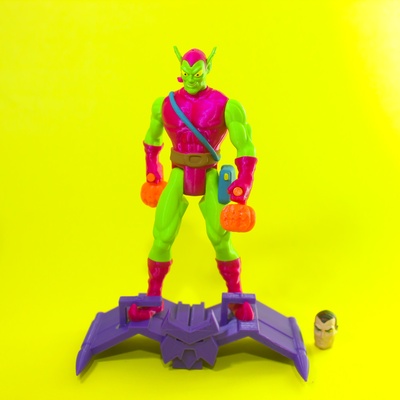 verde goblin uomo ragno animato gioco ragno meraviglia ghiottone x men strano wanda giocattolo articolato flessibile figurina 3d print model - Mito3D