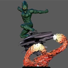 verde duende hombre araña mcu maravilla samraimi verso estatua willem dafoe 3d impresión Arte tobey buitre lejos casa potenciar regreso 3d print model - Mito3D
