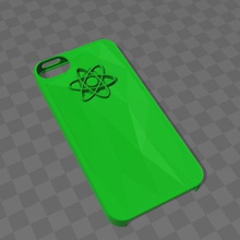 grün iphone 5 Fall gadget shell Wissenschaft shanimen 3d print model - Mito3D