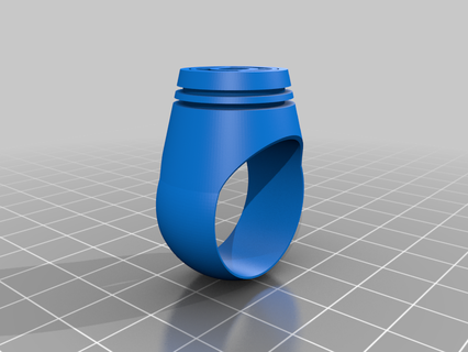 vert lanterne héros style bague bijoux dc bandes dessinées hal Jordan anneaux 3d print model - Mito3D