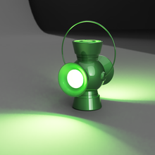 verde lanterna bateria 3d print model - Mito3D