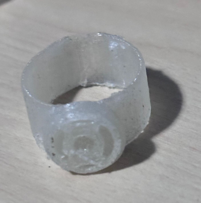 vert lanterne bague gamins 3d print model - Mito3D