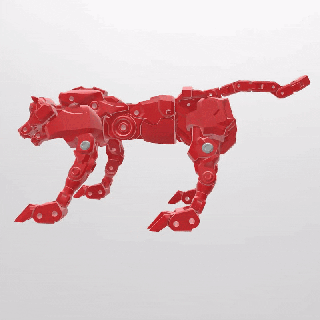 vert Lion mode robot 3d print model - Mito3D