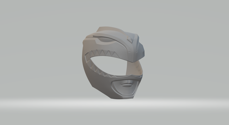 verde energia ranger casco omega mmpr boom i fumetti tommy oliver potente morphin jason david franco 3d print model - Mito3D