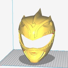 green ranger bat sun art helmet cosplay power 3d print model - Mito3D