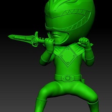 verde guardabosque chibi versión 2 3d print model - Mito3D