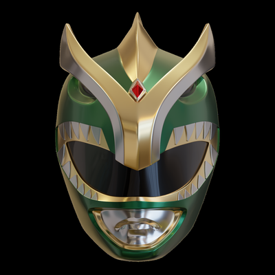 verde guarda v2 capacete guardas mascarar poderoso morfina mmpr 3d print model - Mito3D