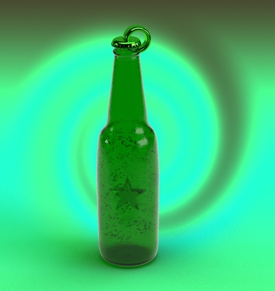 grünes bier 3d print model - Mito3D