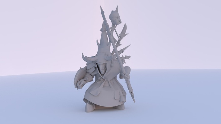 pelleverde grande notte goblin capo 1 72 fantasia 3d print model - Mito3D