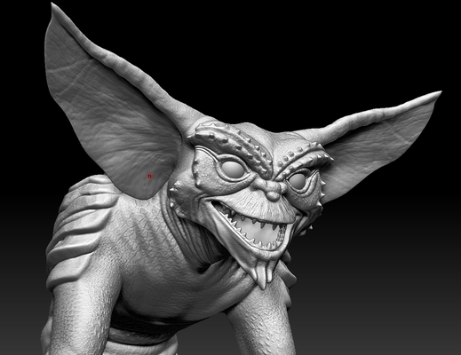 gremlin şekil vermek sanat gremlinler yaratık karakter şerit gizmo korku 3d print model - Mito3D