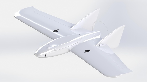 gremlin 640mm fpv plank wing rc nano goblin drone uav airplane aircraft 3d print model - Mito3D