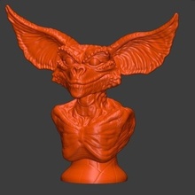 gremlins bust gremlin monster movie horror comedy head gizmo toy custom 3d print model - Mito3D