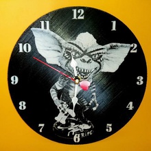gremlins stripe 3d watch art cinema film clock wall nostalgic 80 3d print model - Mito3D
