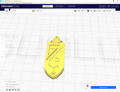 grenada fc gioielleria bomba mano Portachiavi chiave anelli portachiavi arte design calcio 3d print model - Mito3D