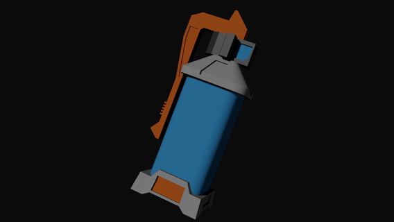 Granada tú valorante granada tirador destello réplica habilidad explosivo cegador personaje 3d print model - Mito3D