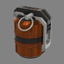 grenade box 3d print model - Mito3D
