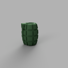 grenade clipper lighter case various novelty gift pineapple war smoking fun 3d print model - Mito3D