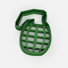 grenade fortnite cookie cutter sharp pomegranate 3d print model - Mito3D