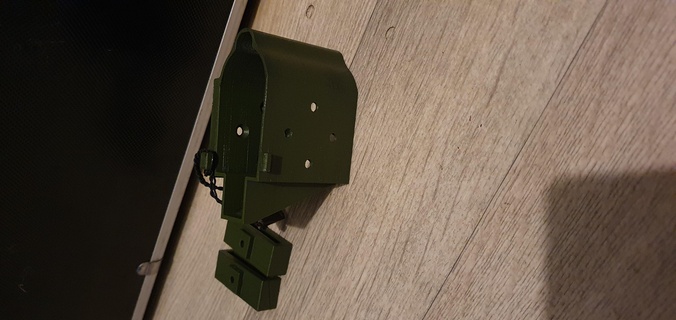 granada lanzacohetes funda airsoft z45 40mm 3d print model - Mito3D