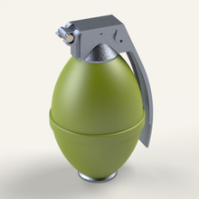Grenade m26 jogos 3d print model - Mito3D
