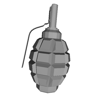 grenade mkii replica toy 3d print model - Mito3D