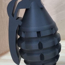 grenade vis couvercle pot 3d print model - Mito3D