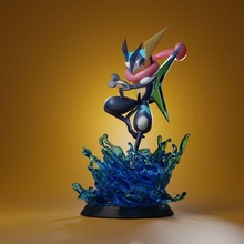 greninja pre supported 3d stampabile Pokemon gioco rana collezione ninja Pikachu pokeball carina anime tavolo divertimento scultura statua 3d print model - Mito3D