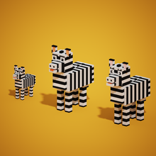 fettig Zebra Tier 3d print model - Mito3D