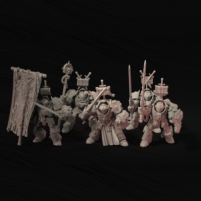 grau vernichter kader v2 spiel krieg hammer schwestern platz nonnen mini 28mm of stille marinesoldaten horus sororitas terminatoren bruderschaft terminator ritter blutig bewachen 3d print model - Mito3D