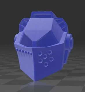 gri şövalye sonlandırıcı Tayfa kask giyilebilir stl 3d print model - Mito3D