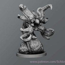grick art creatures tabletop monster dungeons dragons dnd 3d print model - Mito3D