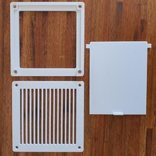 grid 150mm x home lid cap airflow ventilation 3d print model - Mito3D