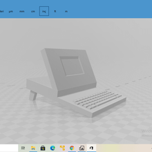 grid compass laptop 3d print model - Mito3D