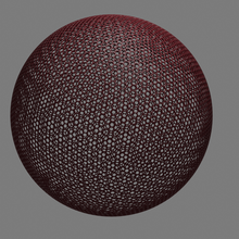 grid sphere 3d print model - Mito3D