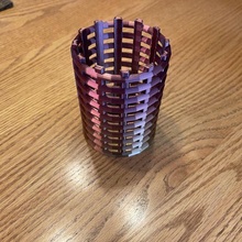 griglia vaso castello arte modello inviare verticale orizzontale 3d print model - Mito3D