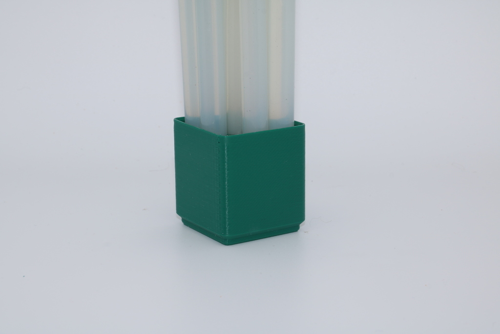 ızgara sonluluğu Sıcak tutkal Çubuk Kulp destek 11 mm 11mm 1x1 tabanca Ryobi organizasyon 3D print model - Mito3D