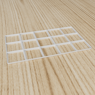 grillefinity plaques base 1x1 10x10 espace rangement modulaire récipient bureau rangé plateau 3d print model - Mito3D