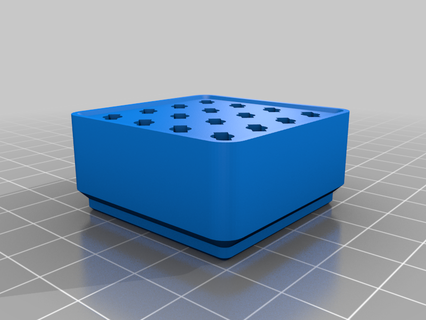 gridfinity microlux cincel lijadora cabeza almacenamiento módulos soporte módulo organizador herramienta titulares cajas 3d print model - Mito3D